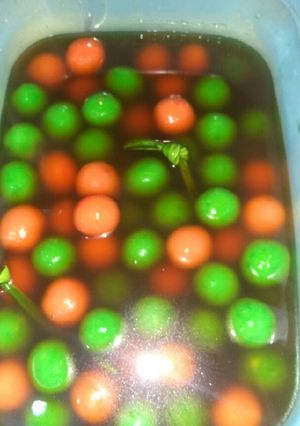 Foto resep Bola-bola Biji Salak Warna Warni