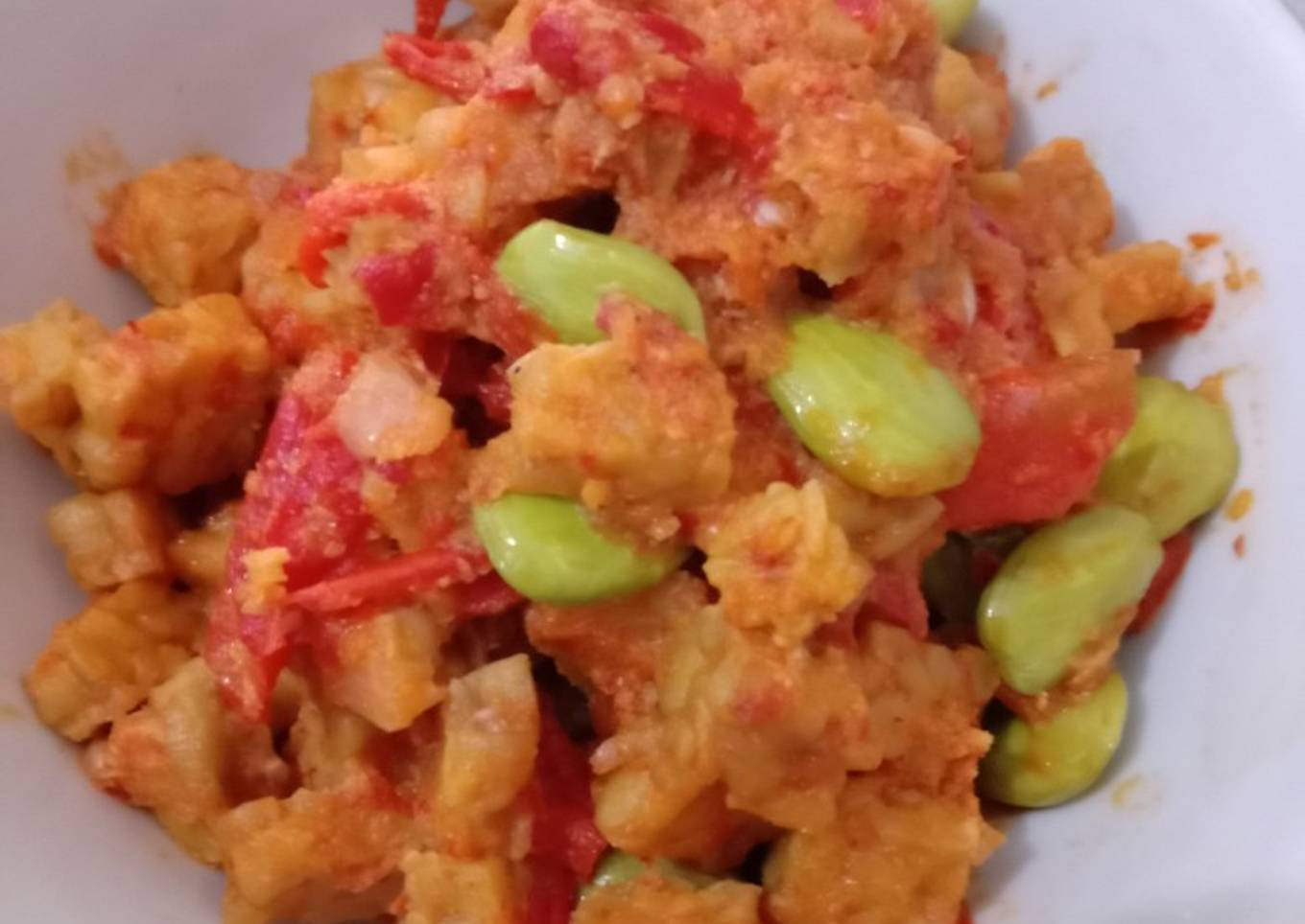 Sambal goreng tempe pete