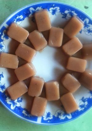 Hình của món Thạch rau câu ca cao.
