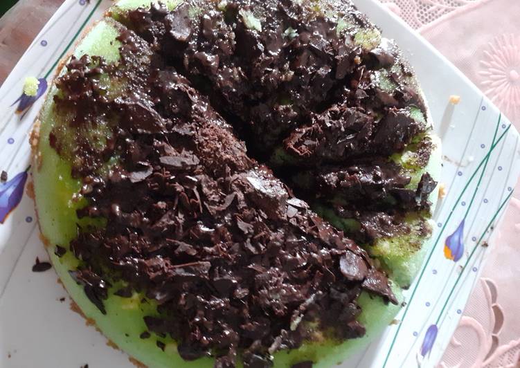 Resep Kue kukus pandan coklat simple yang mudah