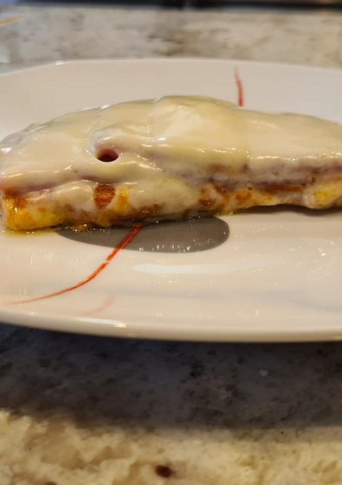 Una foto de Pavo a la napolitana en sartén