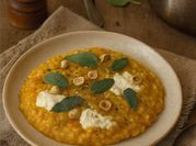 Una foto di stracciatella risotto