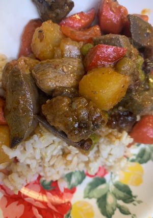 A picture of Kapampangan Pork Menudo.