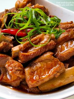 讚不絕口的下飯菜~『肉骨茶滷小排』 的食譜成品照片