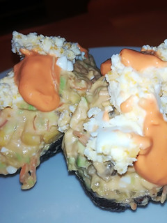 Una foto de Aguacates rellenos