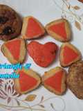 Vanilla triangle & stuffed nutella cookies