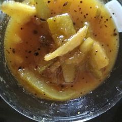 Pineapple and mango crush chutney A picture of Pineapple and mango crush chutney.