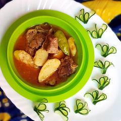 A picture of Arvi gosht.