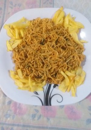 عکسی از دستور نودل سبزیجات