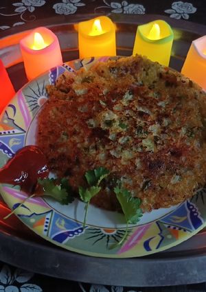 A picture of Leftover Rice Uttapam.