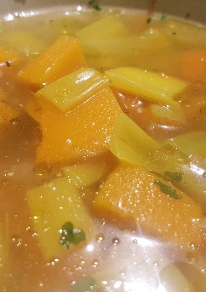 Una foto de Porrusalda con calabaza