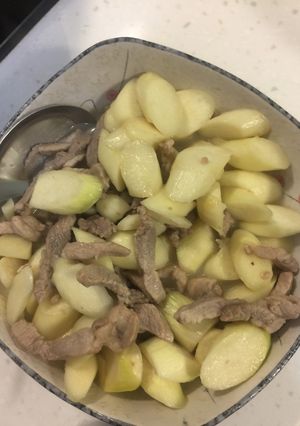 皎白筍肉絲 的食譜成品照片