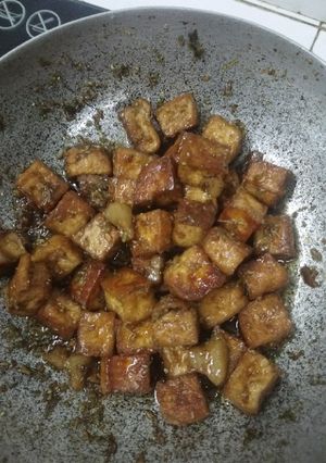 Hình của món Đậu hũ kho sả ớt.