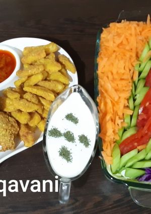 عکسی از دستور مرغ سوخاری