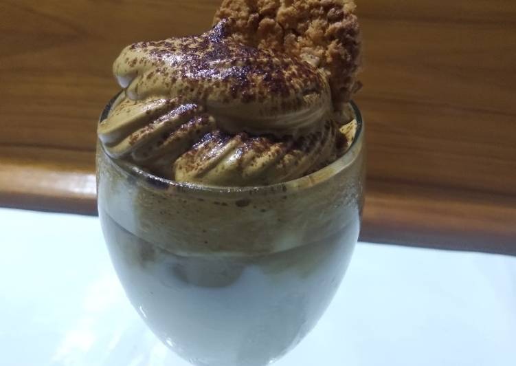 Resep 09. Dalgona Ice Coffee Anti Gagal