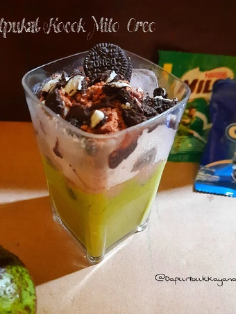 Langkah Gampang Membikin Resep 827. Alpukat Kocok Milo Oreo yang Lezat Sekali Anti Ribet, Menggugah Selera