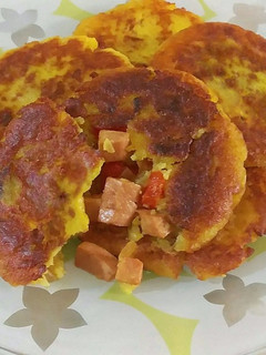 عکسی از دستور کروکت سیب زمینی و سوسیس