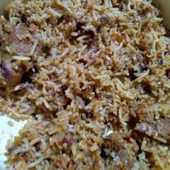 Chicken fried rice A picture of Chicken fried rice.