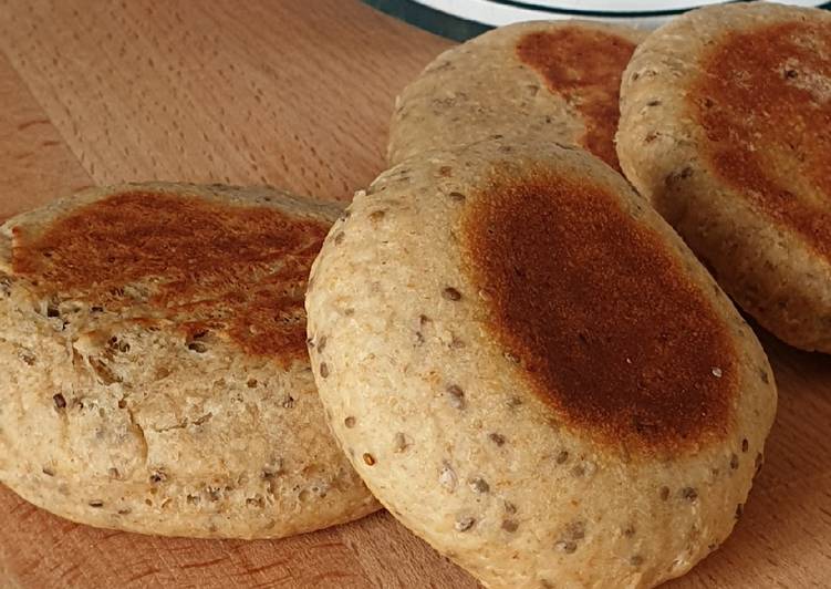 La Délicieuse Recette du Muffins Anglais avoine et graines de chia