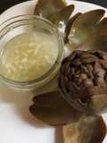 Alcauciles con vinagreta de ajo y limón