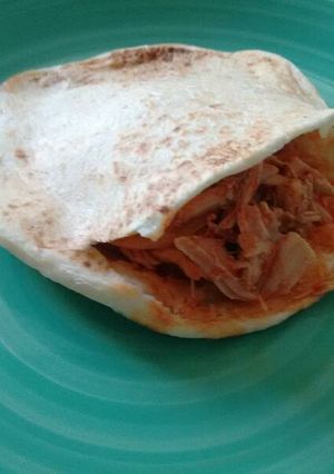 Una foto de Gorditas de pierna de cerdo.ॐ