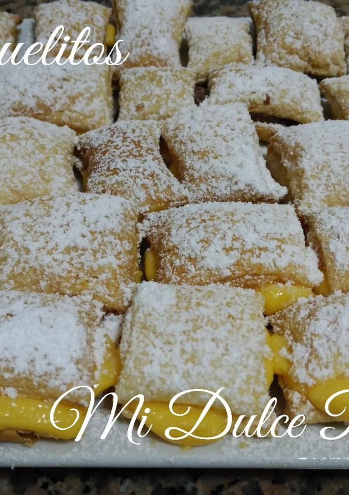 Una foto de Miguelitos de Crema Pastelera