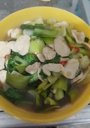 Foto resep Tumis pakcoy baso ayam