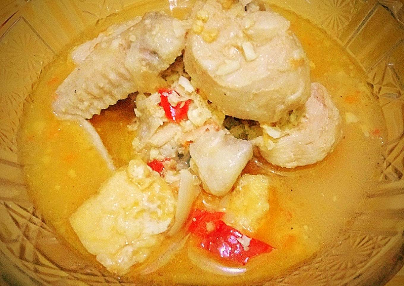 78. Kuah Ayam Balado Putih Pedas