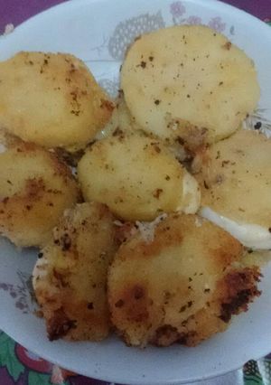 Una foto de Sándwich con papas