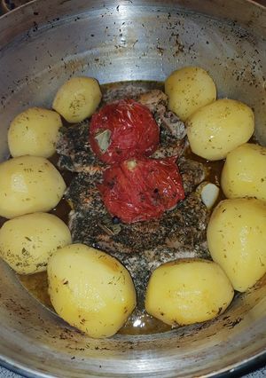 Zdjęcie przepisu Schab pieczony w prodiżu z ziemniakiem i koprem.