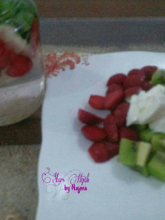 Foto resep Camilan sehat & infused water