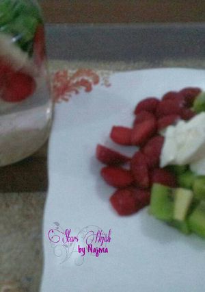 Foto resep Camilan sehat & infused water