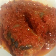 A picture of Titus fish stew.