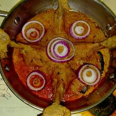 A picture of Chicken Chaap.
