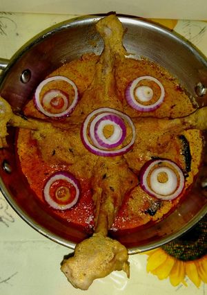 A picture of Chicken Chaap.