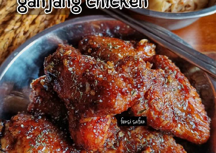 Langkah Mudah untuk Membuat Ganjang Chicken (Ayam Bumbu Korea), Enak