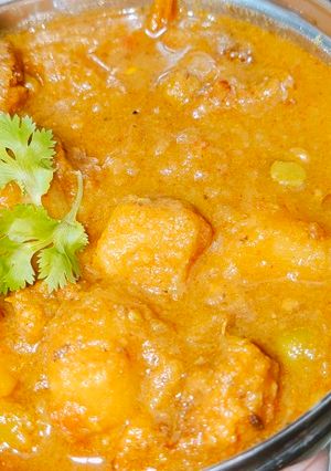 A picture of Aloo wadi Sabzi.