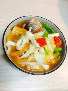 茄汁鯖魚家常麵 的食譜成品照片
