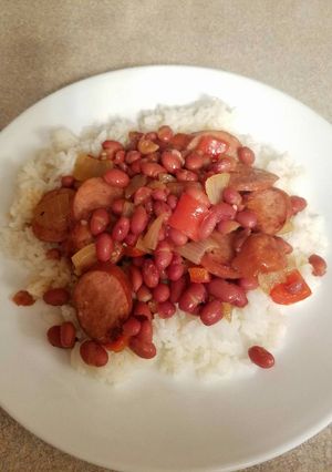 A picture of Easy Red Beans and Rice.