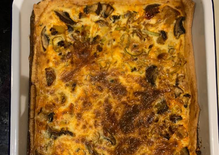 Quiche - with whatever’s in the fridge