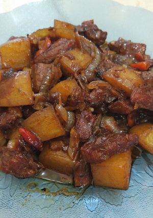 Foto resep Semur daging lada hitam