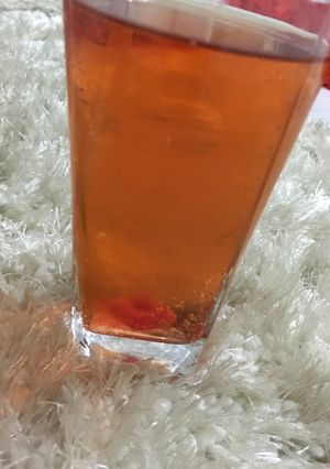 صورة لوصفة عصير كودرد بالنكهة🍒🍓🍅
