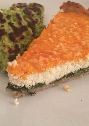 Una foto de Tarta tricolor