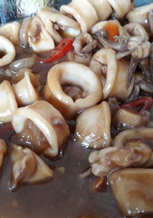 Foto resep Cumi Masak Mentega Pedas