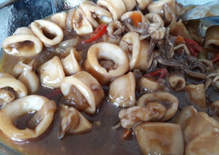 Cumi Masak Mentega Pedas