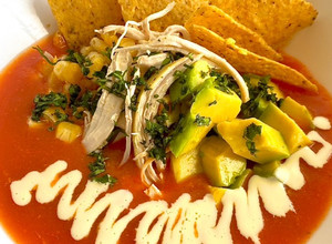 Una foto de Sopa mexicana 🍲