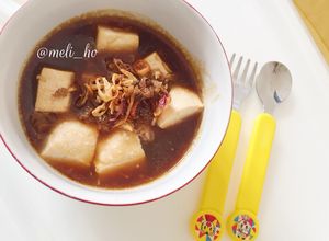 Foto resep Tahu Kukus Daging Cincang (MPASI 1y+)