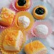 Cookies : Wafer, blueberry dan putri salju dari 1 adonan inti