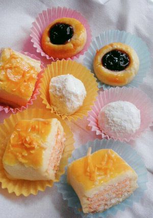 Foto resep Cookies : Wafer, blueberry dan putri salju dari 1 adonan inti