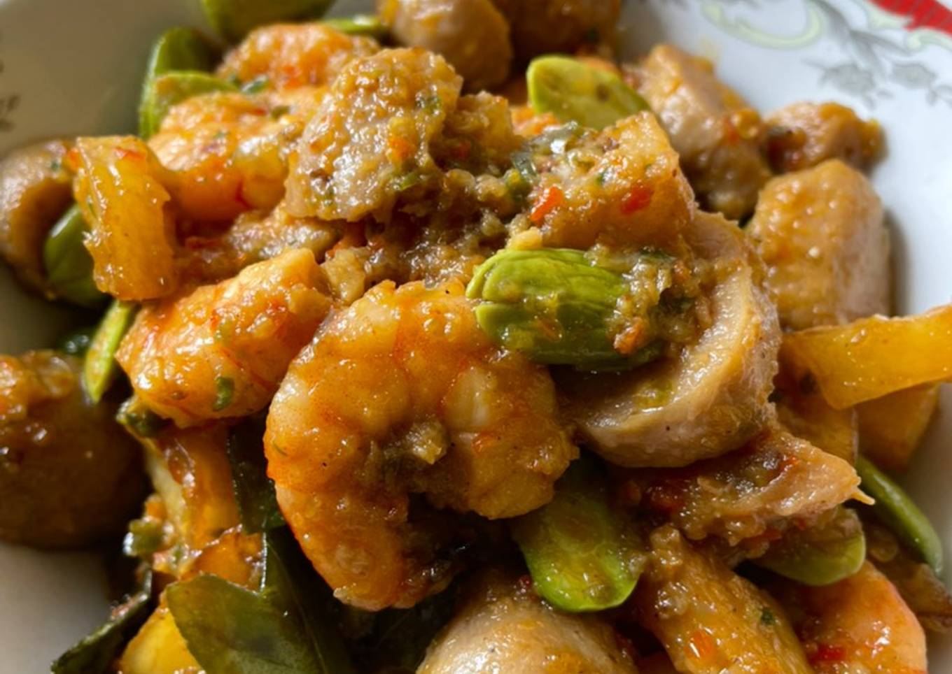 Tumis Udang Petai